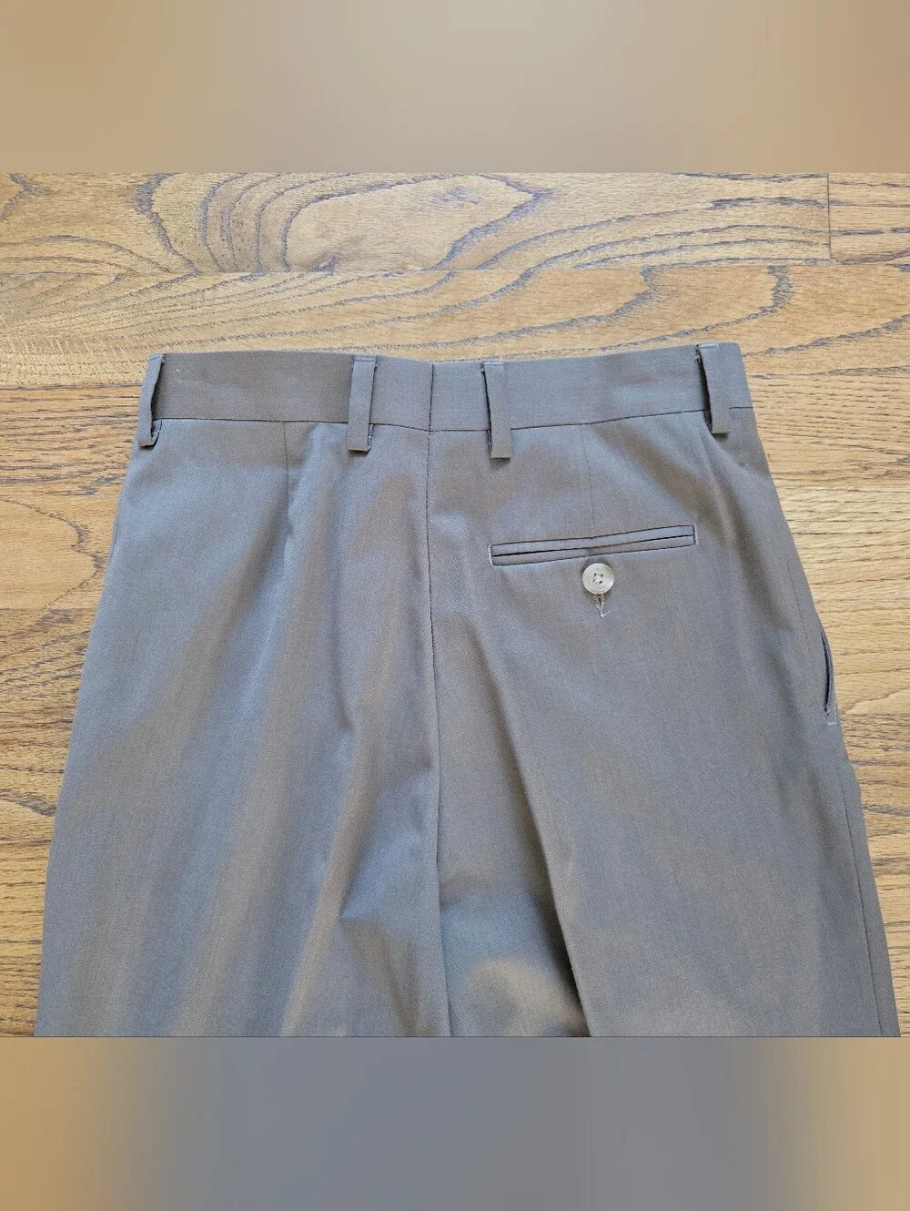 Lauren by Ralph Lauren Boy's Khaki Dress Pants - Flat FrontvTrousers